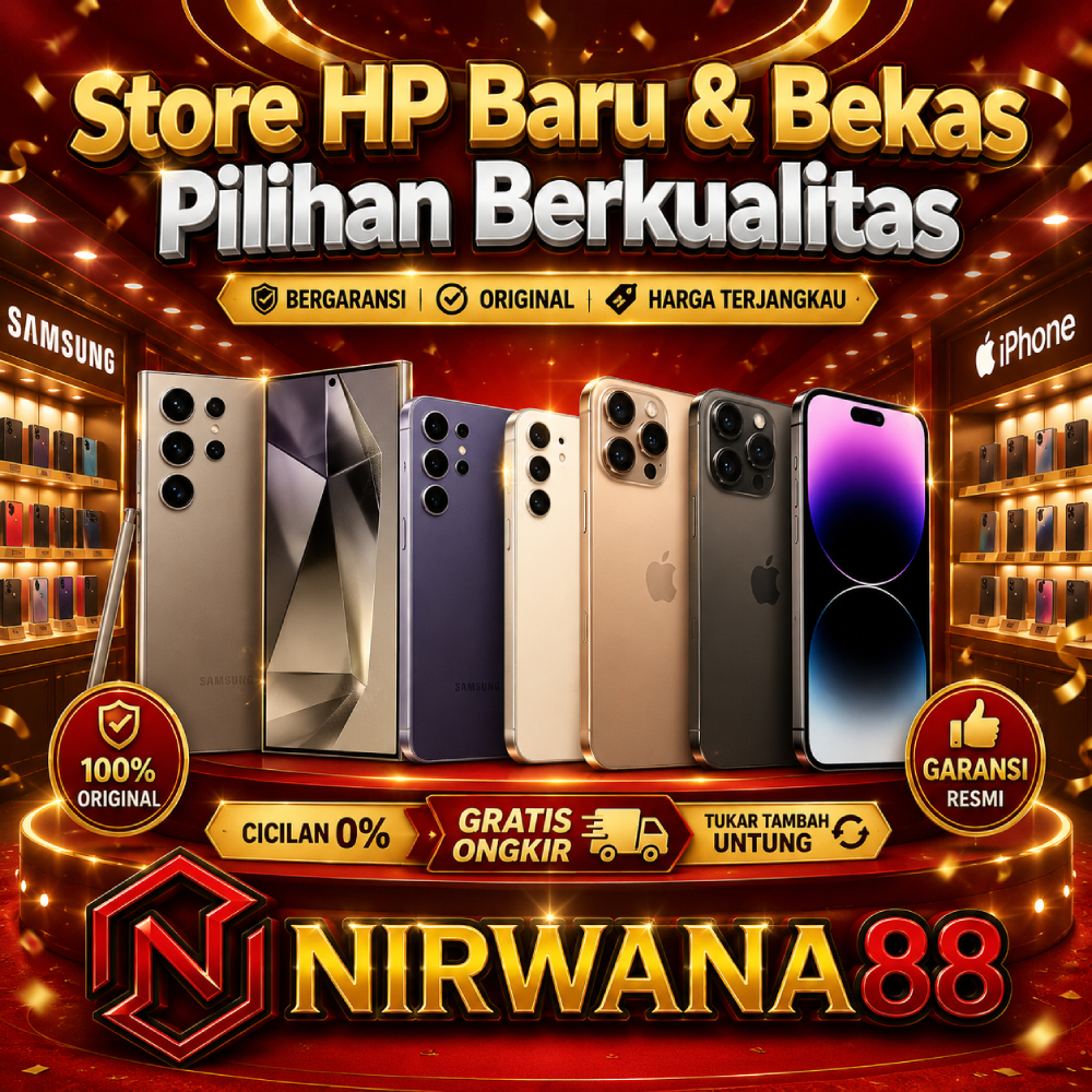 NIRWANA88 Store HP Baru dan Bekas